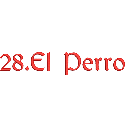 28. EL PERRO