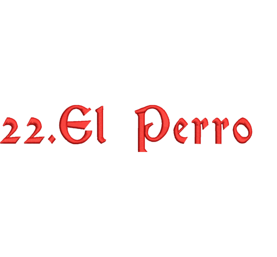 22. EL PERRO