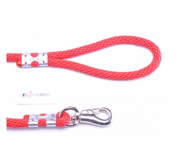 EXCLUSIVE CHROME BULL SHORT ROPE LEAD 80CM/16MM