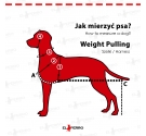 Szelki WEIGHT PULLING AIR X-BACK long fur/ animal