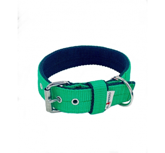 Collar JUICY TRIPLE  4 cm - green