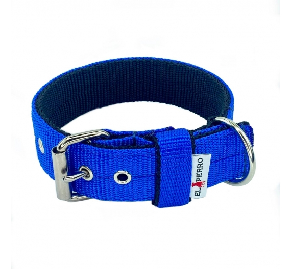 Collar JUICY TRIPLE  4 cm - royal blue