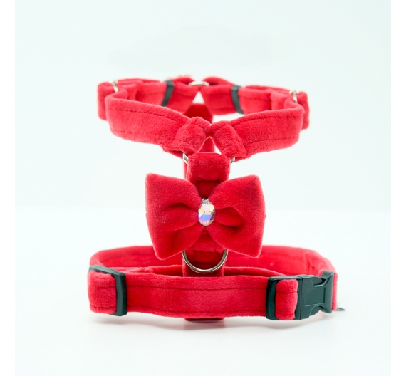 Adjustable harness GLAMOUR CLICK Soft 2,5 cm